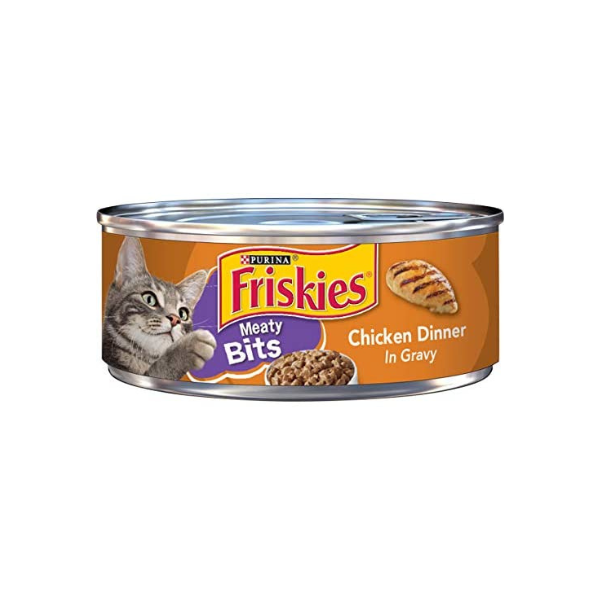 Friskies Meaty Bits Chicken Dinner in Gravy Friskies Meaty Bits Chicken Dinner in Gravy